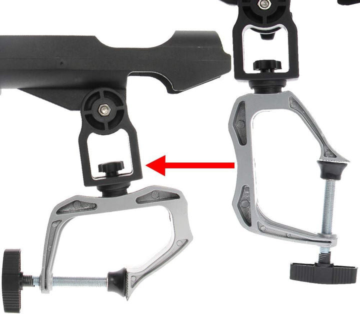 2 x Rutenhalter Stabil 360 Grad Drehung einfach einstellbar für Boot Kajak Type B, Type B