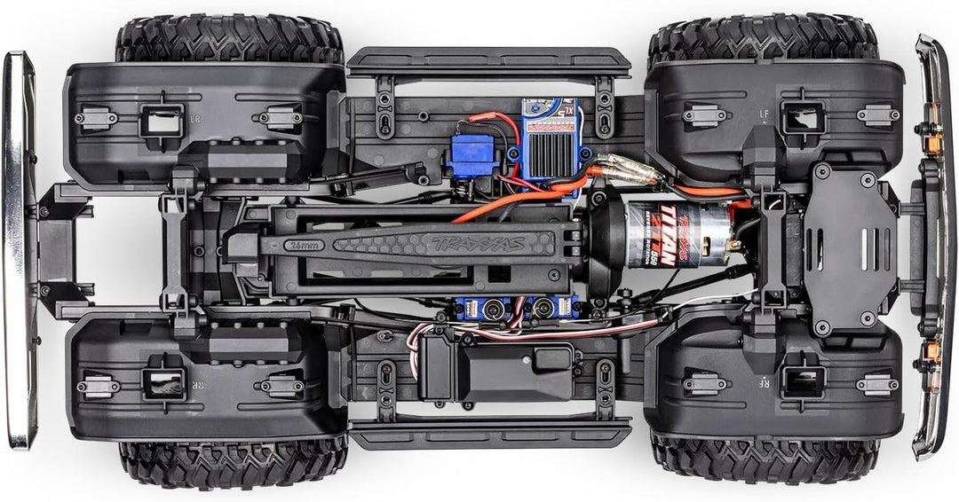 Traxxas TRX-4 Chevrolet Blazer 1972 High Trail schwarz ohne Akku NI Ladegerät 92086-4-BLK