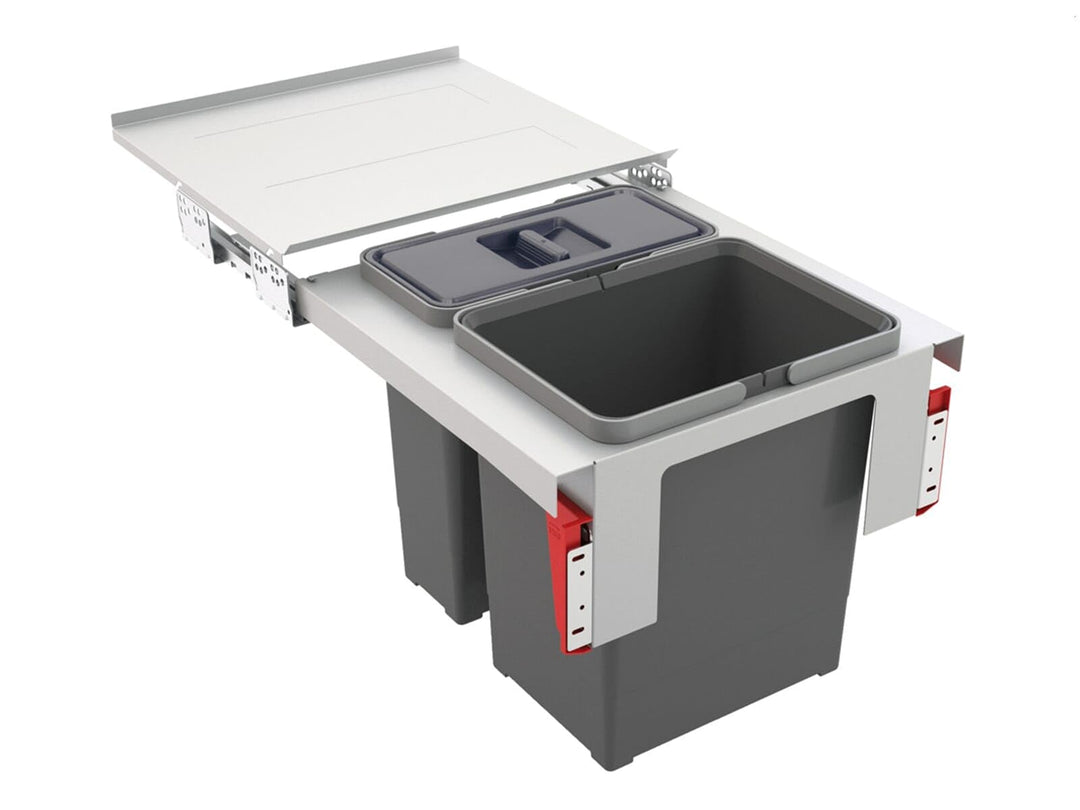 Franke Sorter Garbo 45-2 Abfallsorter Abfalleimer Mülleimer Abfallsammler, grau, 1 picometer