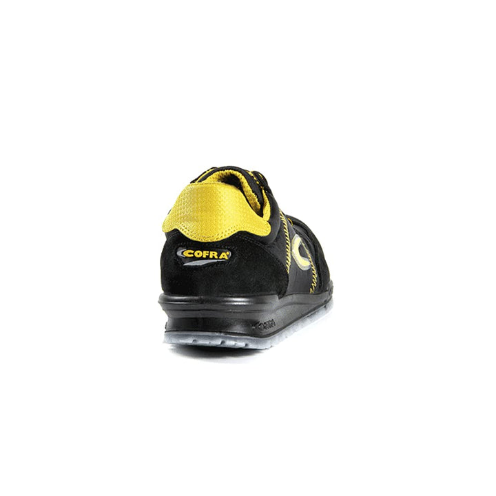 Cofra 78400-000.W41 OWENS S1 P SRC Sicherheitsschuhe, Schwarz/Gelb, Grösse 41 41 EU, 41 EU
