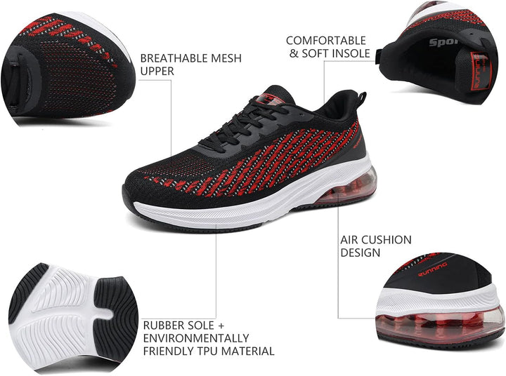 frysen Herren Damen Sportschuhe Fitness Schuhe Running Sneaker Sport Sneakers Laufschuhe Trekkingsch