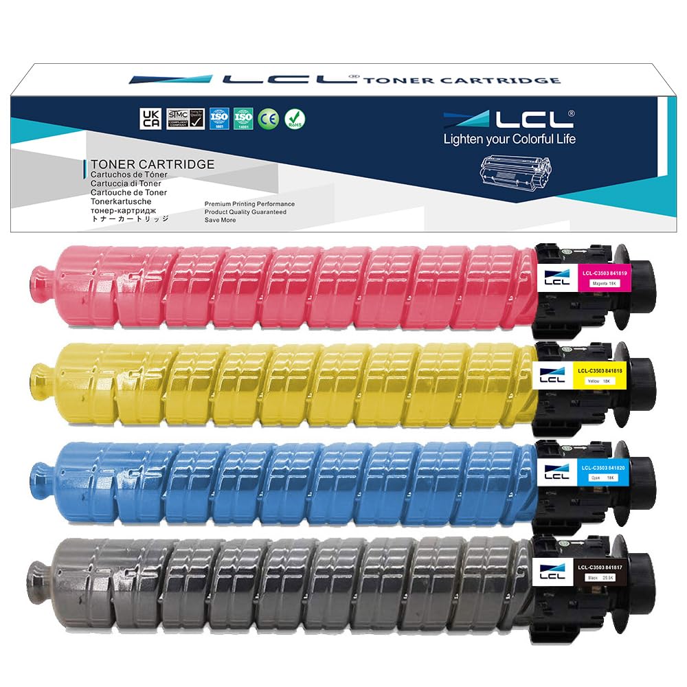 LCL Kompatibel Toner 841817 841820 841819 841818 84181 Aficio C3003 C3003SP C3503 C3503SP C3004 C300