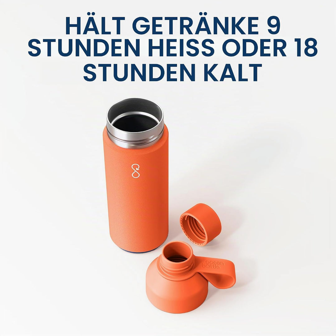 Ocean Bottle - Wiederverwendbare Wasserflasche aus recyceltem Edelstahl - umweltfreundlich & wiederv