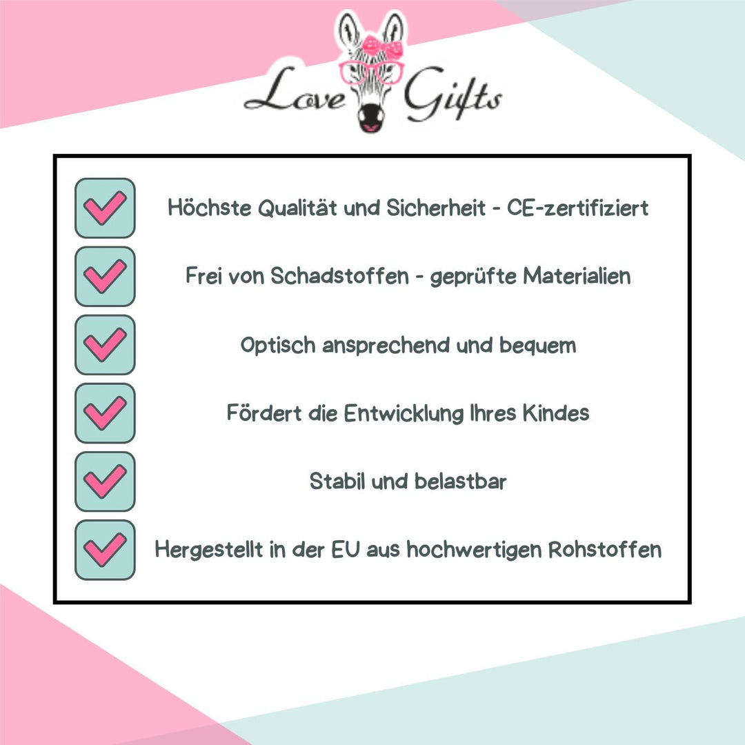 Love Gifts® Walker - Puppenwagen ab 1 Jahr | Lernlaufwagen für Kleinkinder | Lernlaufhilfe, Montesso
