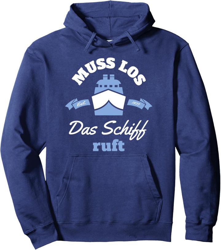 Kreuzfahren Urlaub Schiff Anker Kapitän Lustiges Kreuzfahrt Pullover Hoodie