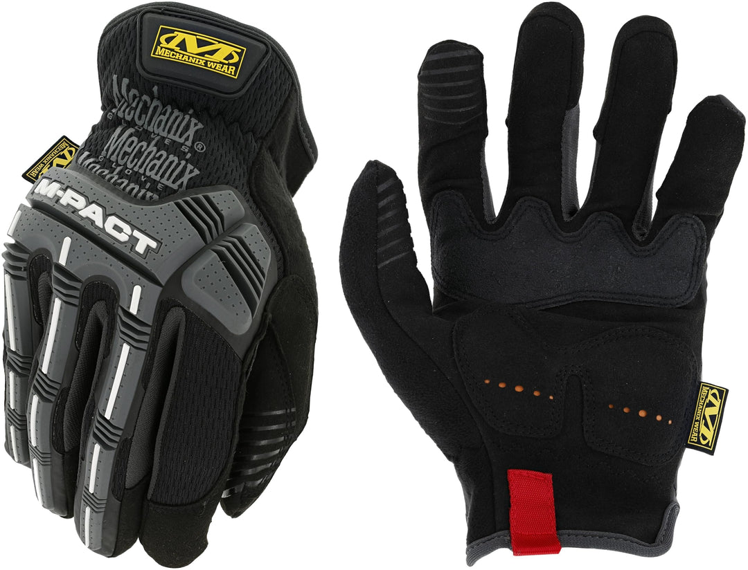 Mechanix Wear Mechanix Herren M-pact® Open Cuff (X-large, Schwarz) Handschuhe mit Sto schutz, Schwar