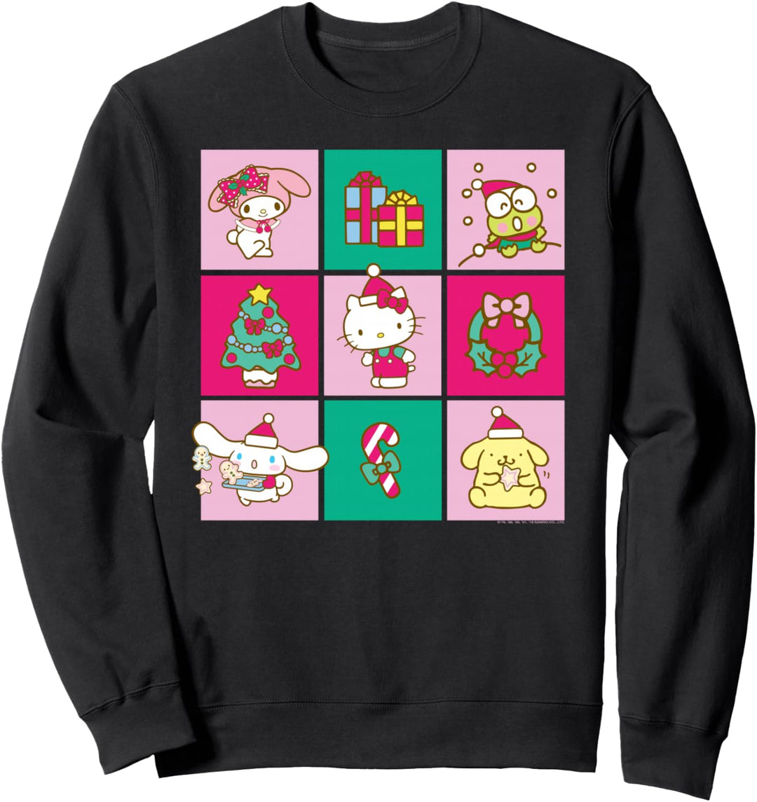 Sanrio Hello Kitty Friends Happy Christmas Holiday Sweatshirt