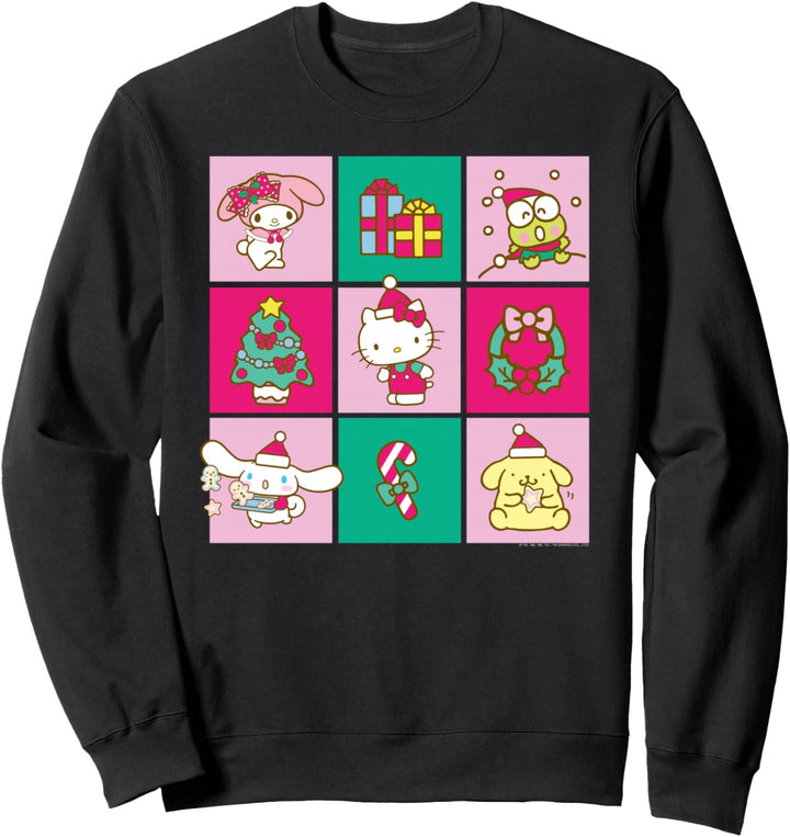 Sanrio Hello Kitty Friends Happy Christmas Holiday Sweatshirt