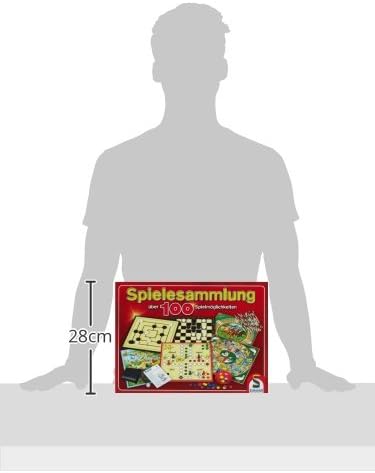 Schmidt Spiele 49147 Spielesammlung, mit über 100 Spielmöglichkeiten 2 Spieler Single, Single