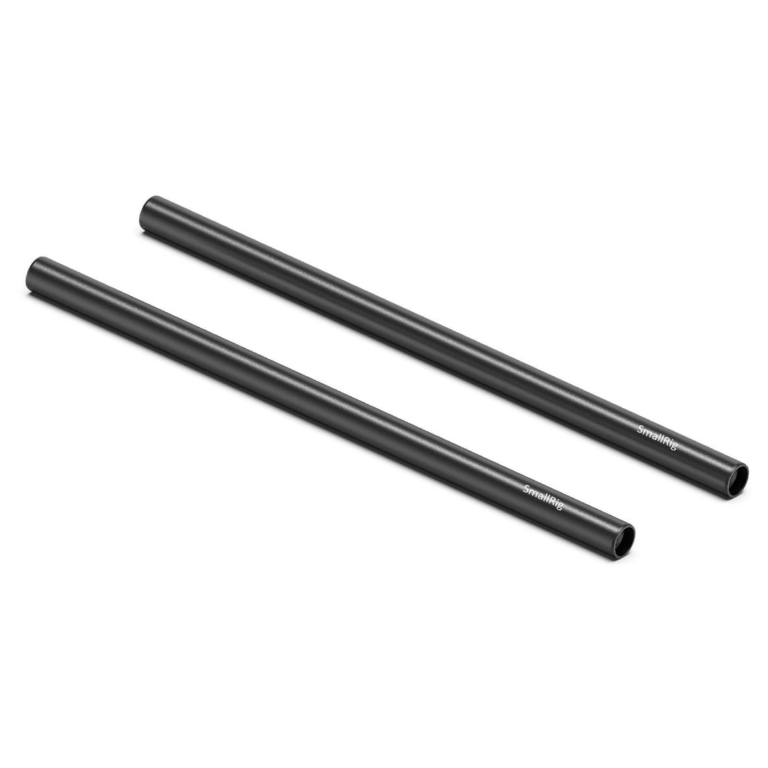 SMALLRIG 2 Stück Schwarz Aluminiumlegierung 15mm Rod - 30cm 12 Zoll - 1053 12 inches (30 cm), 12 inc