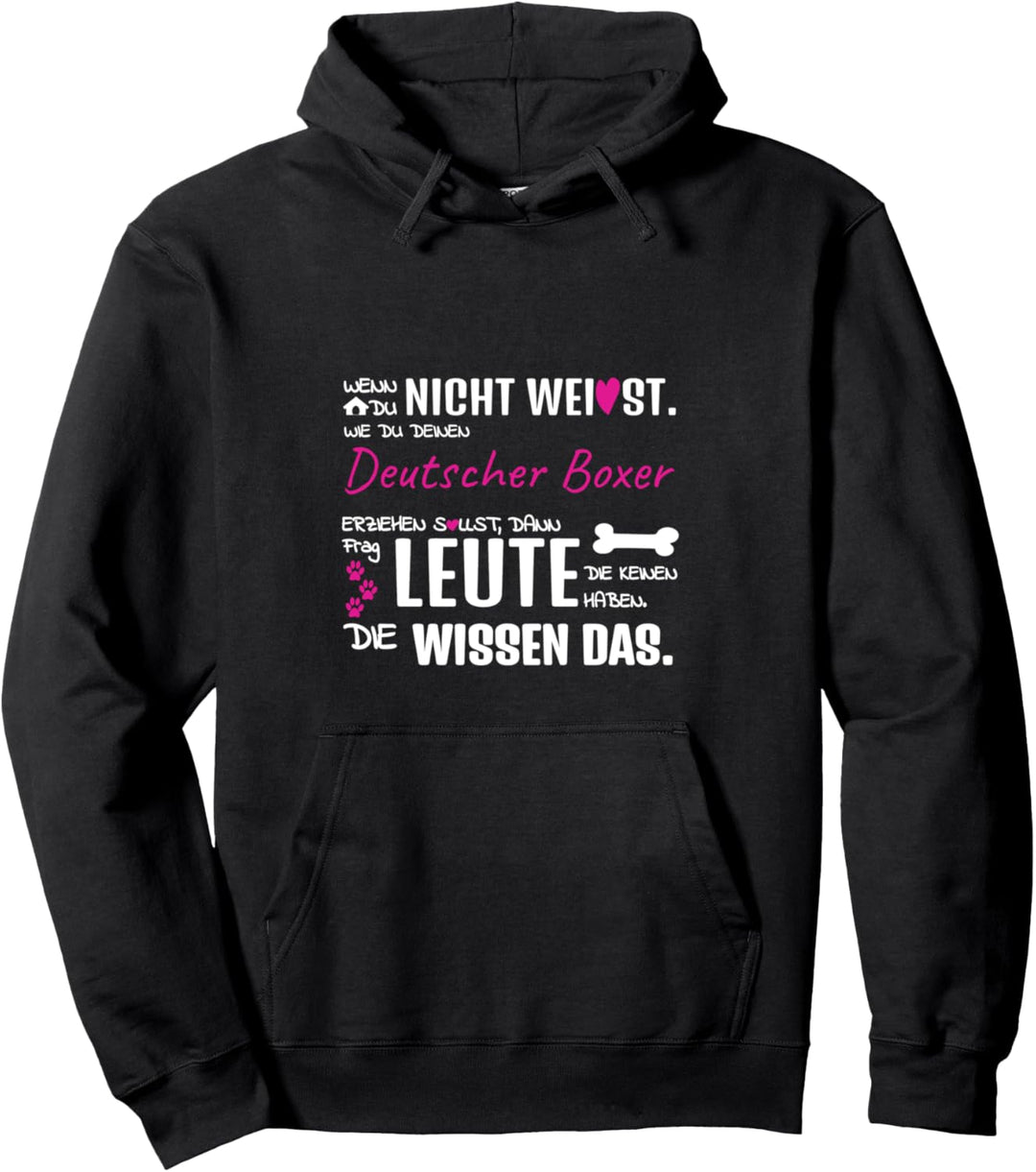 Deutscher Boxer Fashion Violett Damen Pullover Hoodie