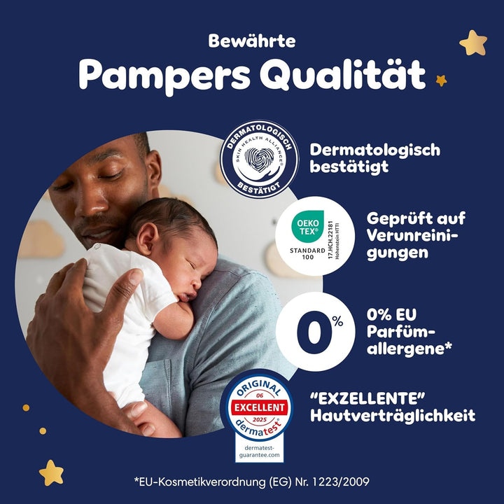 Pampers Night Pants Grösse 4, 180 Windeln, 9-15kg, Pampers Night Pants Bieten Zusätzlichen Schutz Fü