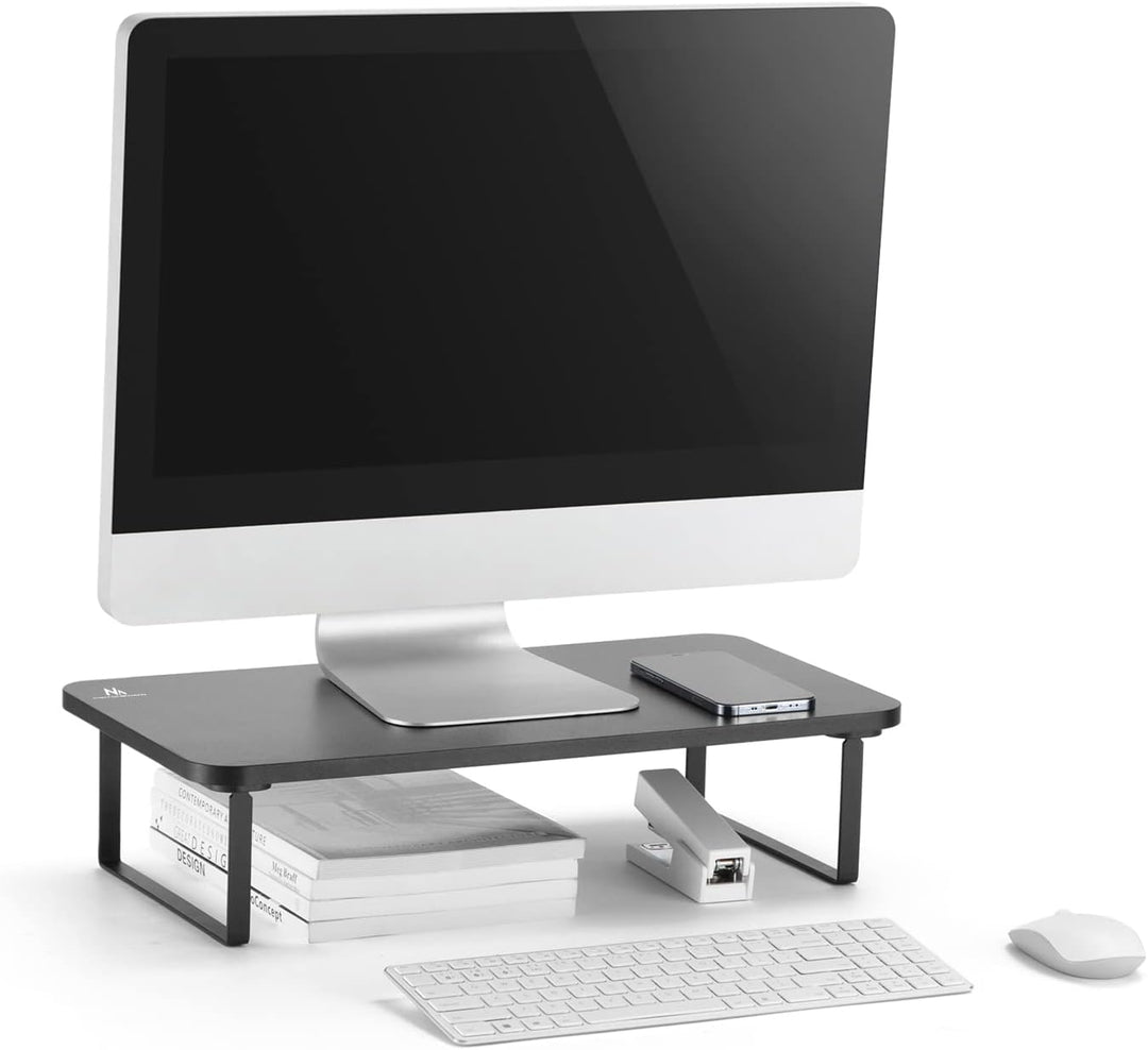 Maclean MC-933 Monitorständer 13"- 32" Bildschirmerhöhung Laptopständer Schreibtischaufsatz Bildschi
