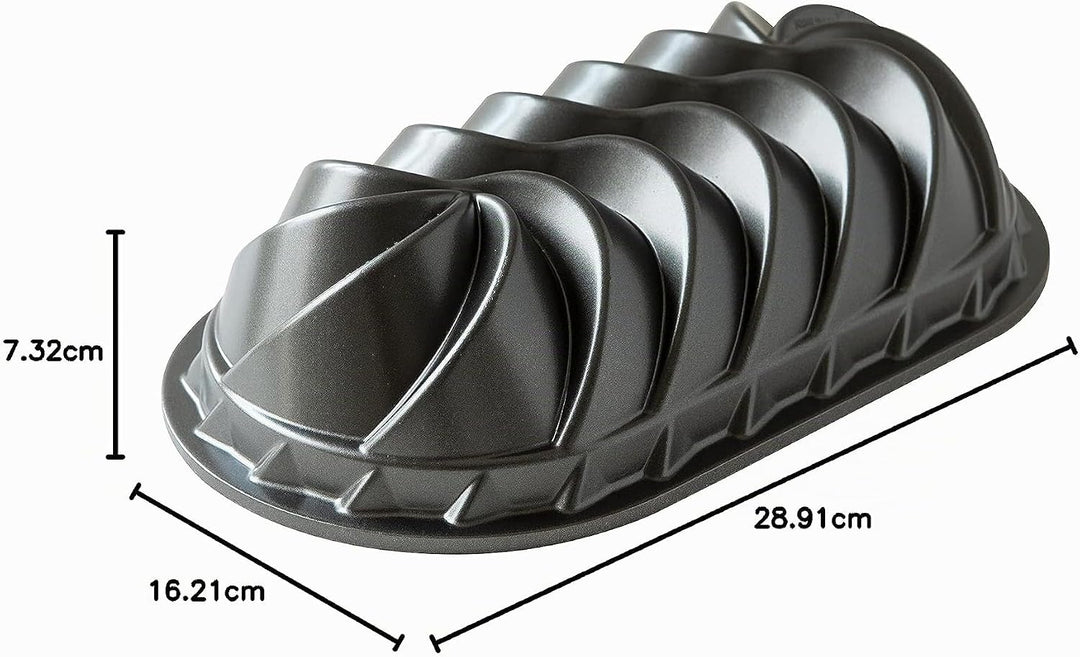 Nordic Ware Backform, Aluminium, Dunkelgrau, 28,9cm