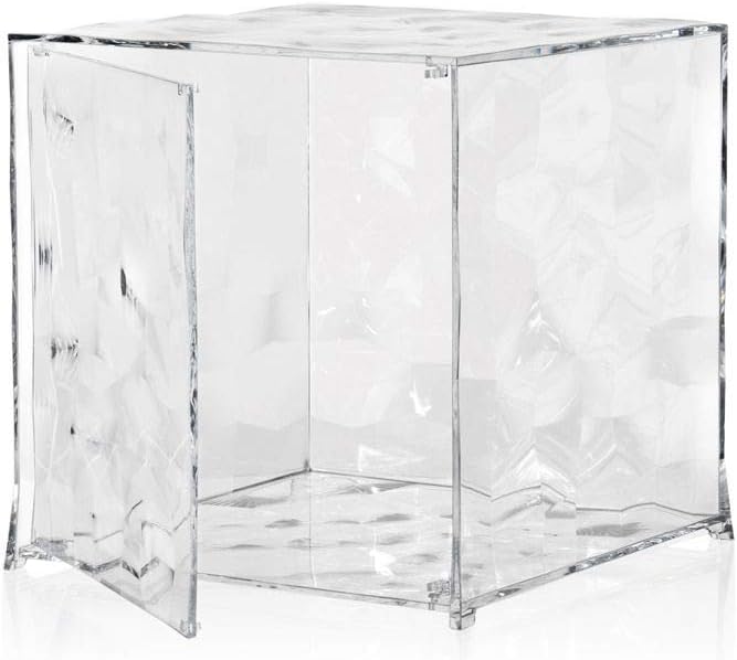 Kartell Optic, Crystal, 40 x 40 x 40 cm Con antina Cristallo, Con antina Cristallo