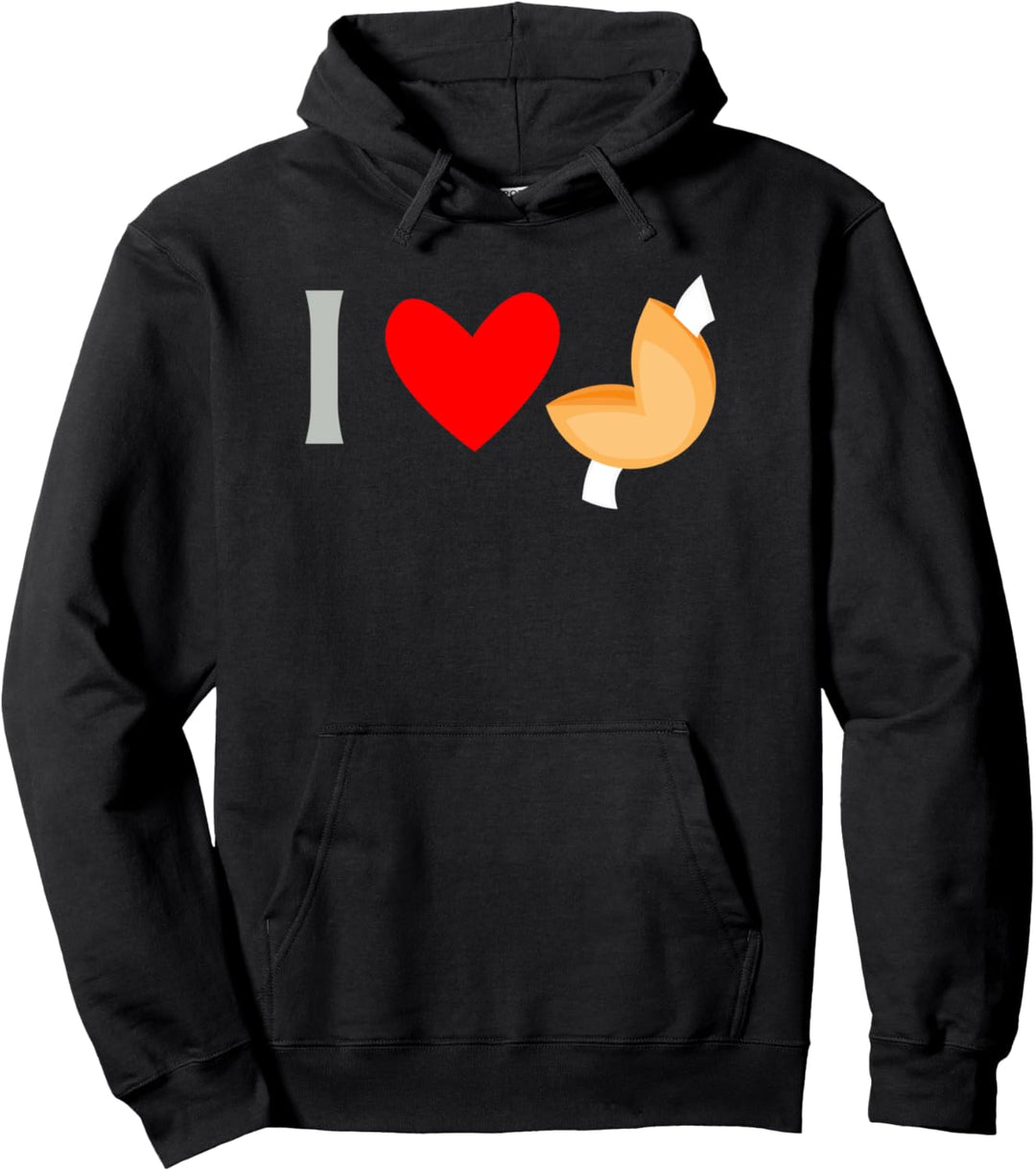 I Love Chinese Fortune Cookies Food Pullover Hoodie