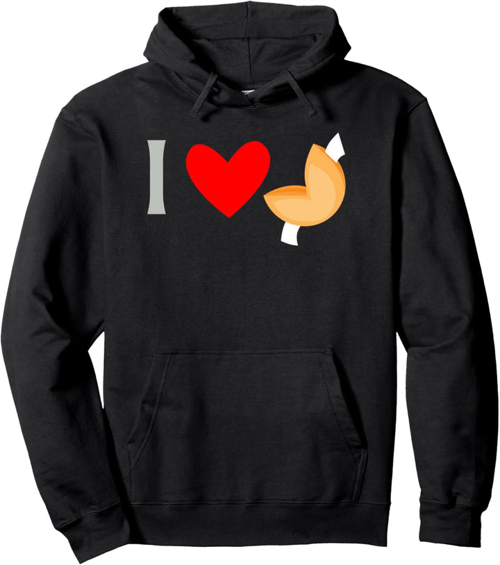 I Love Chinese Fortune Cookies Food Pullover Hoodie