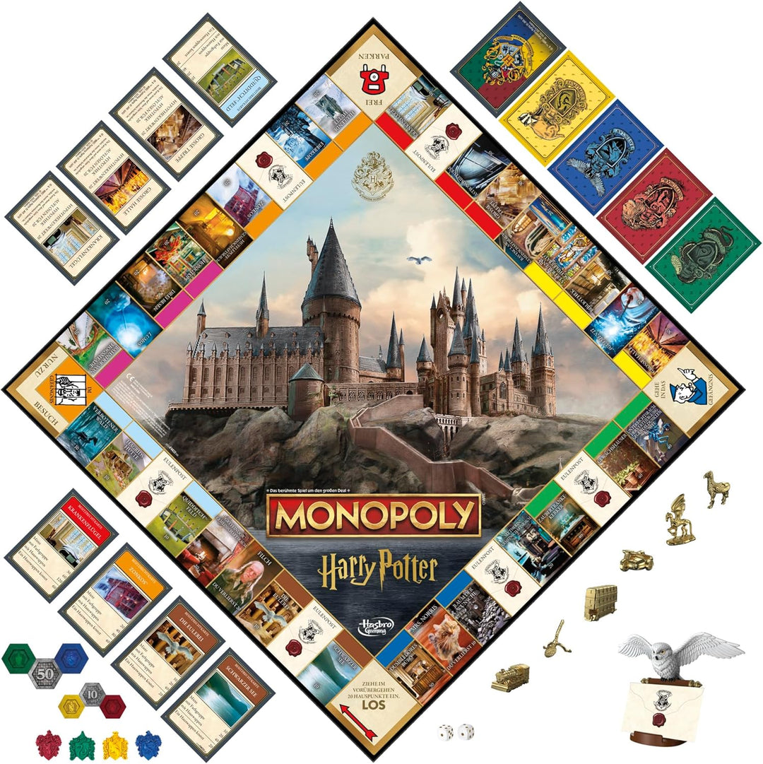 Monopoly Harry Potter, das Klassische Brettspiel in magischer Ausgabe, für Kinder ab 8 Jahren geeign