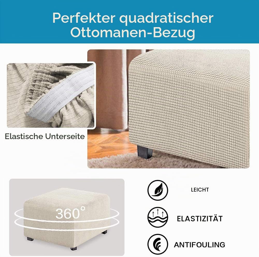 Hocker Bezug Quadratisch Pouf copertura Hocker Abdeckung Rechteckige Pouf Abdeckung Hockerbezug Otto