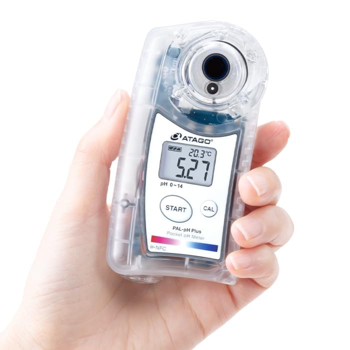 ATAGO Digital hand-held pH Meter - PAL-pH Plus (no Batteries, no Calibration Solution)