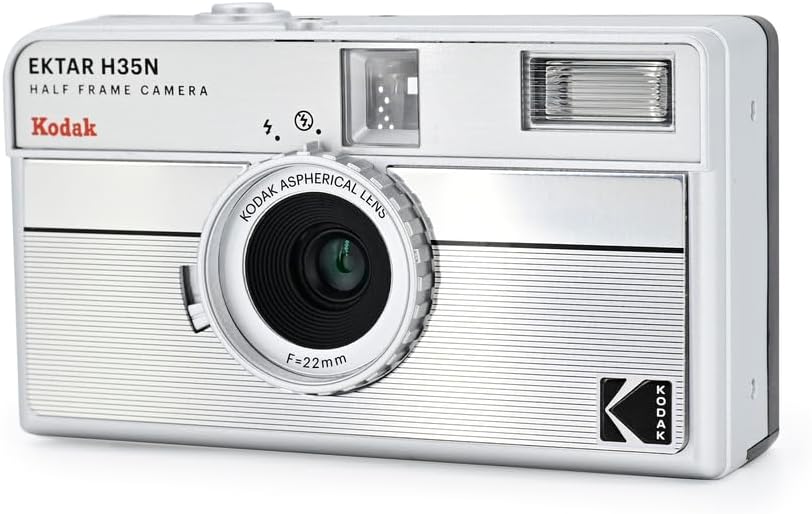 KODAK EKTAR H35N Halbformat-Filmkamera, 35 mm, wiederverwendbar, Bulb-Funktion, Sternfilter, beschic