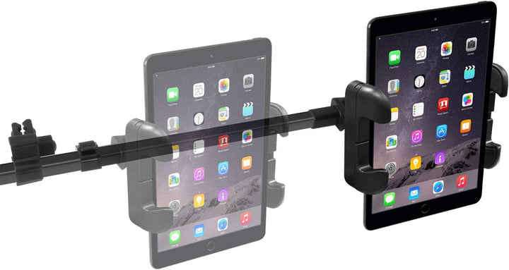 Macally HRMOUNTPRO-B, Kopfstützen Autohalterung für alle iPad & Tablet PCs, schwarz, bis 25 cm Breit