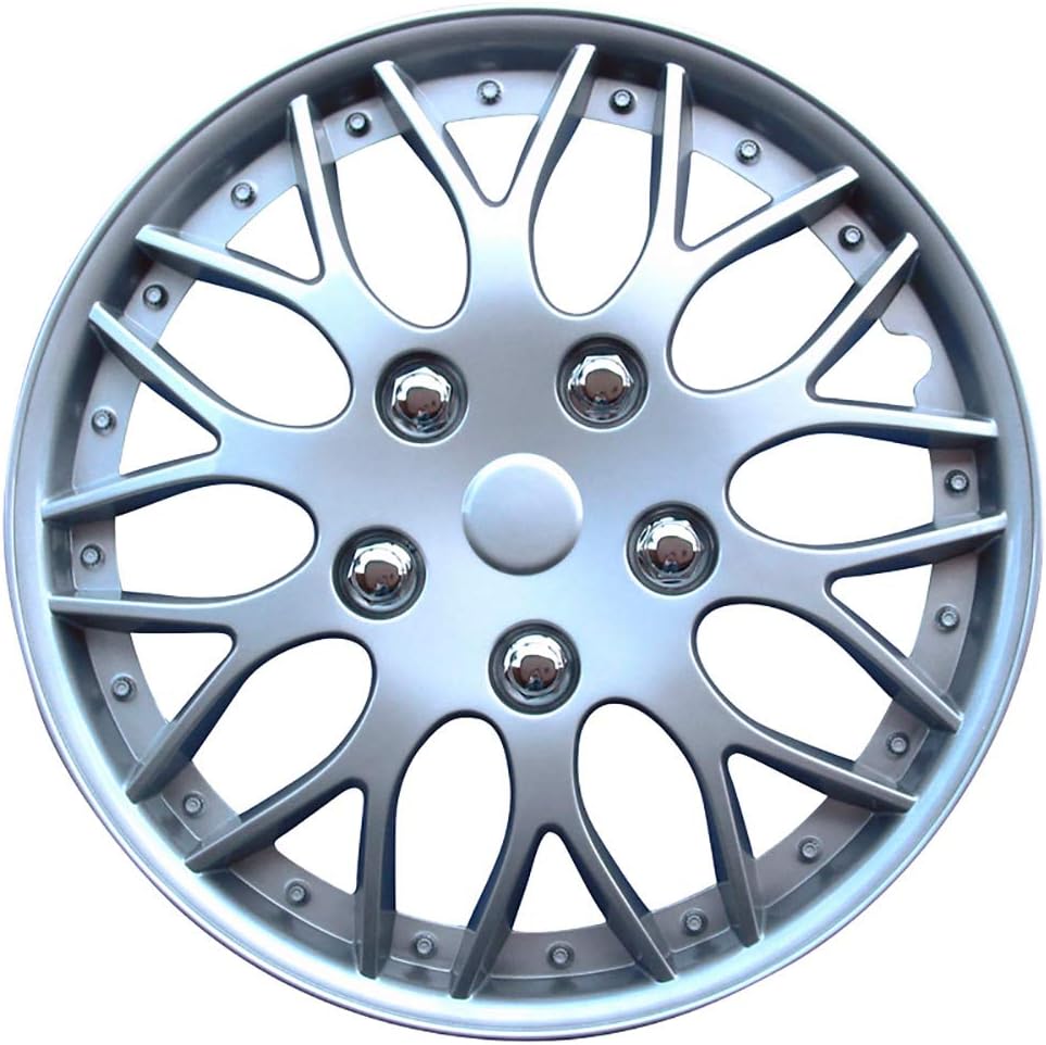 AUTO-STYLE Satz Radzierblenden Missouri 14-Zoll Silber 14-inch Silber, 14-inch Silber