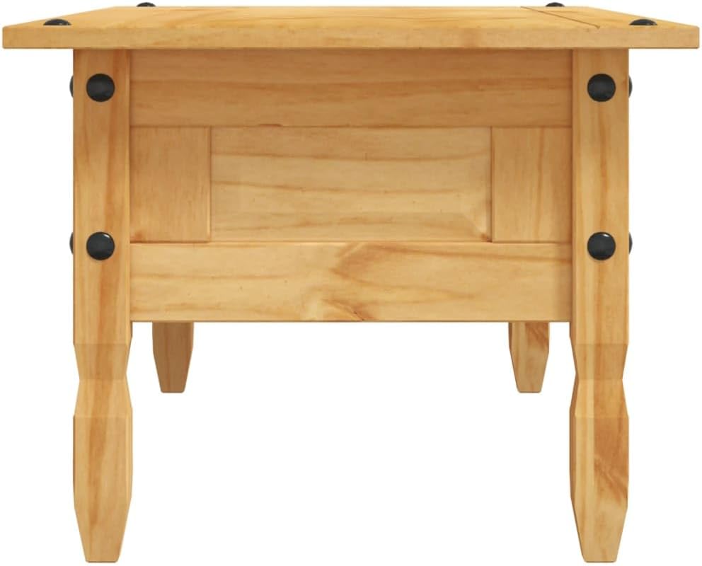 vidaXL Kiefer Couchtisch Corona 100x55x45 cm Kaffeetisch Beistelltisch Tisch Braun, Braun