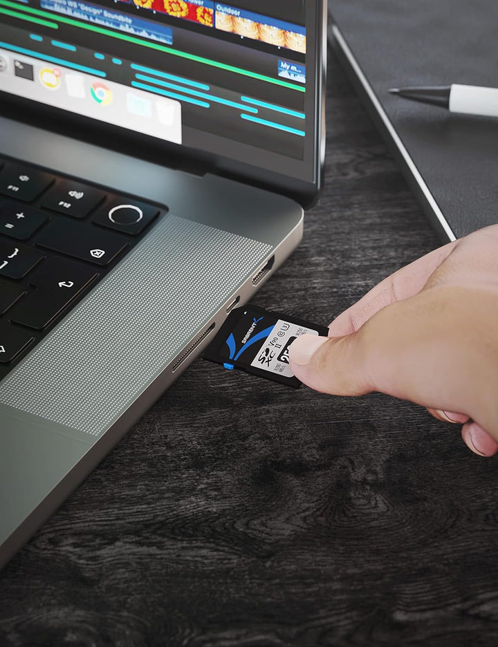 SABRENT SD Karte 512GB V90, SDXC Card UHS II, SD Speicherkarte Class 10, U3, R280MB/s W250MB/s Full