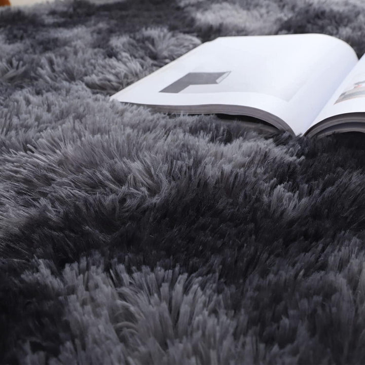 Teppich Rund Teppich Wohnzimmer Hochflor Teppiche Langflor Wohnzimmerteppich für Wohnzimmer Flauschi