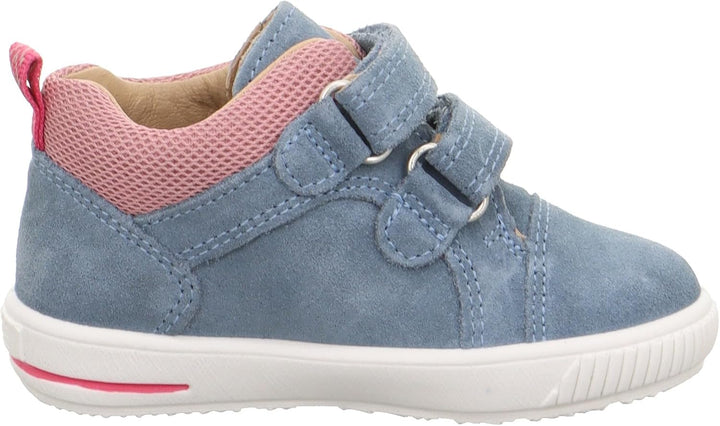 Superfit Mädchen Moppy Lauflernschuhe 19 EU Blau Pink 8040, 19 EU Blau Pink 8040