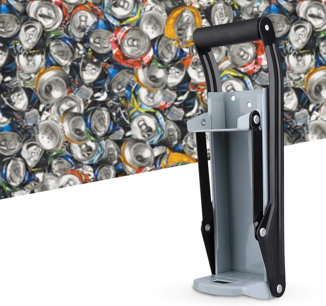 Ausla Bierdosenpresse, 16oz Dosenpresse mit Flaschenöffner, Wandmontage mit hoher Hebelwirkung Dank