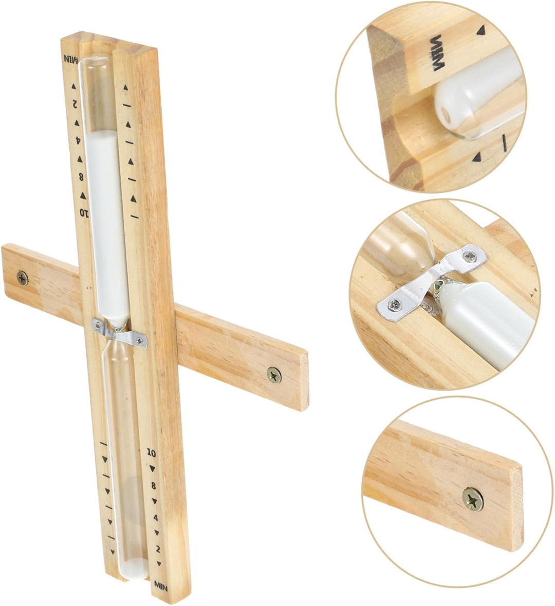 Garneck Sauna Sanduhr Sanduhr Holz Sauna Timer 10-Minuten Timer Für Saunaraum Und Haushalt