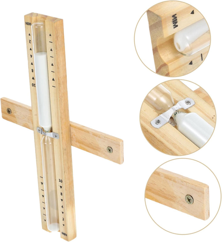 Garneck Sauna Sanduhr Sanduhr Holz Sauna Timer 10-Minuten Timer Für Saunaraum Und Haushalt