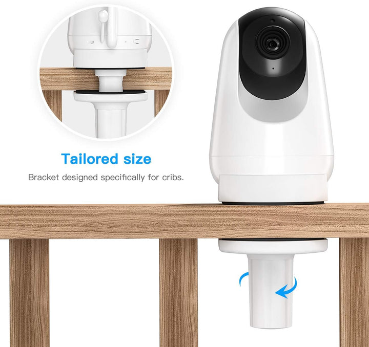 HOLACA Babyphone Clip Halterung für FAKEME/VAVA Babyphone mit Kamera 5 Zoll 720P IPS HD Display Vide