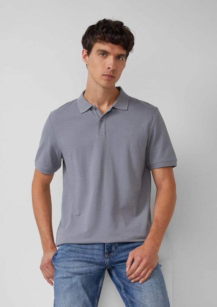 s.Oliver Baumwoll-T-Shirt mit frontseitigem Artwork-Print S 95a1_schiefergrau, S 95a1_schiefergrau