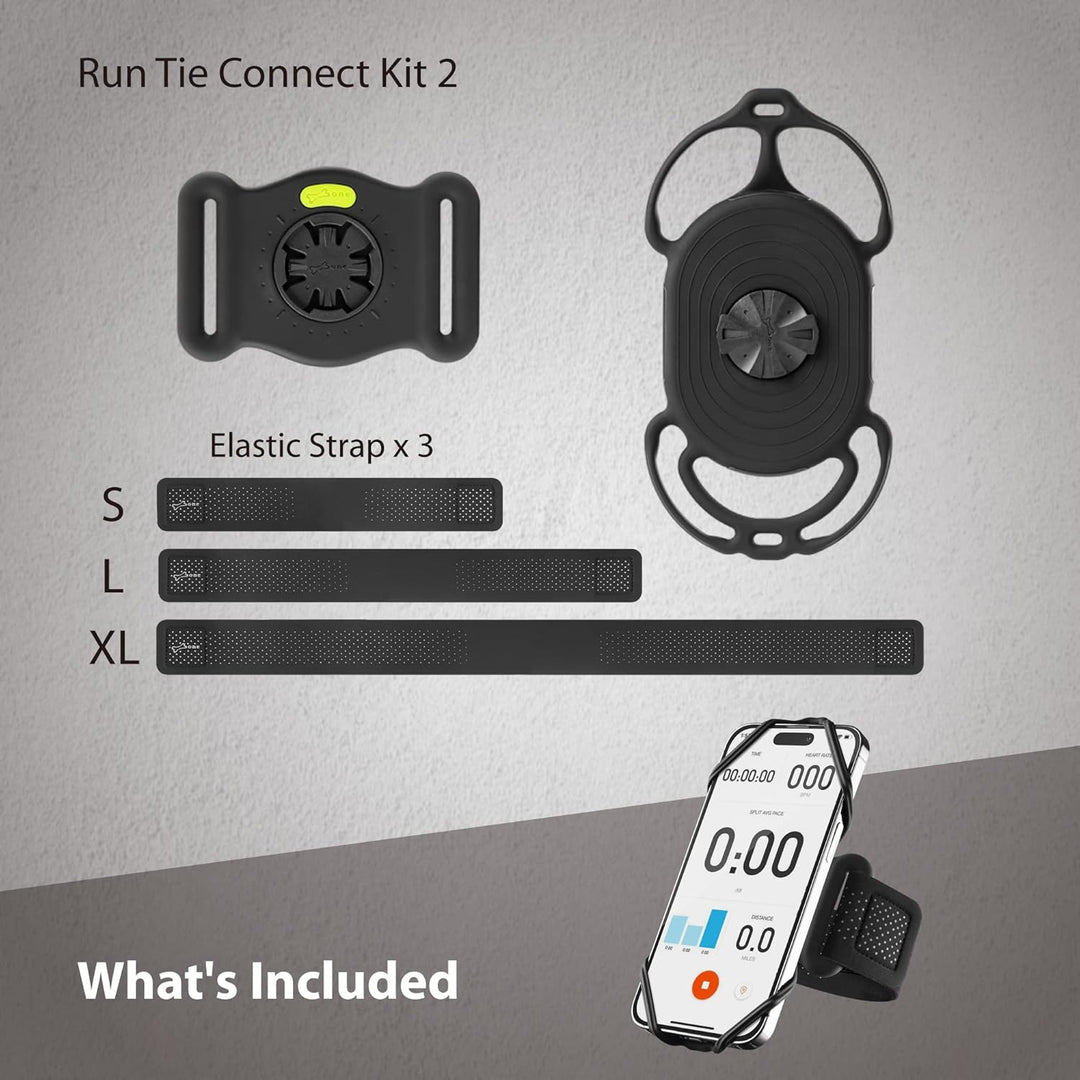 Bone 360 Grad Drehbar Abnehmbar Handyhalterung zum Joggen, Sportarmband für iPhone Samsung 4,7 bis 7