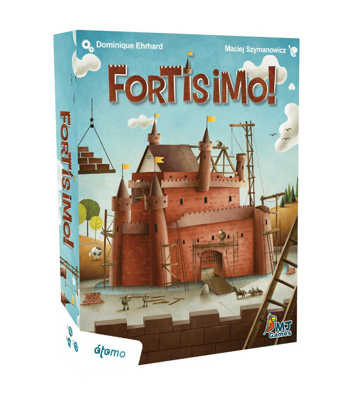Atomo Games FORTISIMO Familienspiel zum Bauen Ihres Schlosses