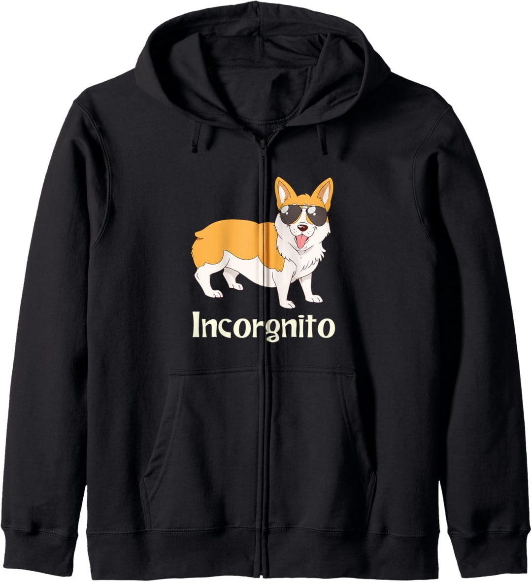 Corgi Geschenk Incorgnito Corgi Kapuzenjacke