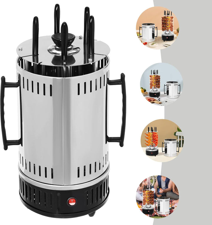 Mini Dönergrill für Zuhause Hähnchengrill Elektrische Kebab Maschine Vertikalgrill Dönerspiess Grill