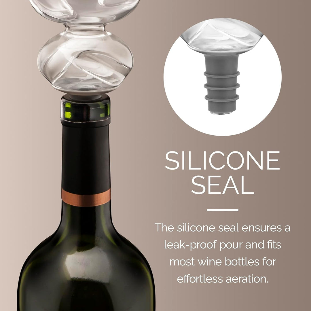 Conundrum Aerator/Pourer by Final Touch Flasche Wein Belüfter, Flasche Wein Belüfter