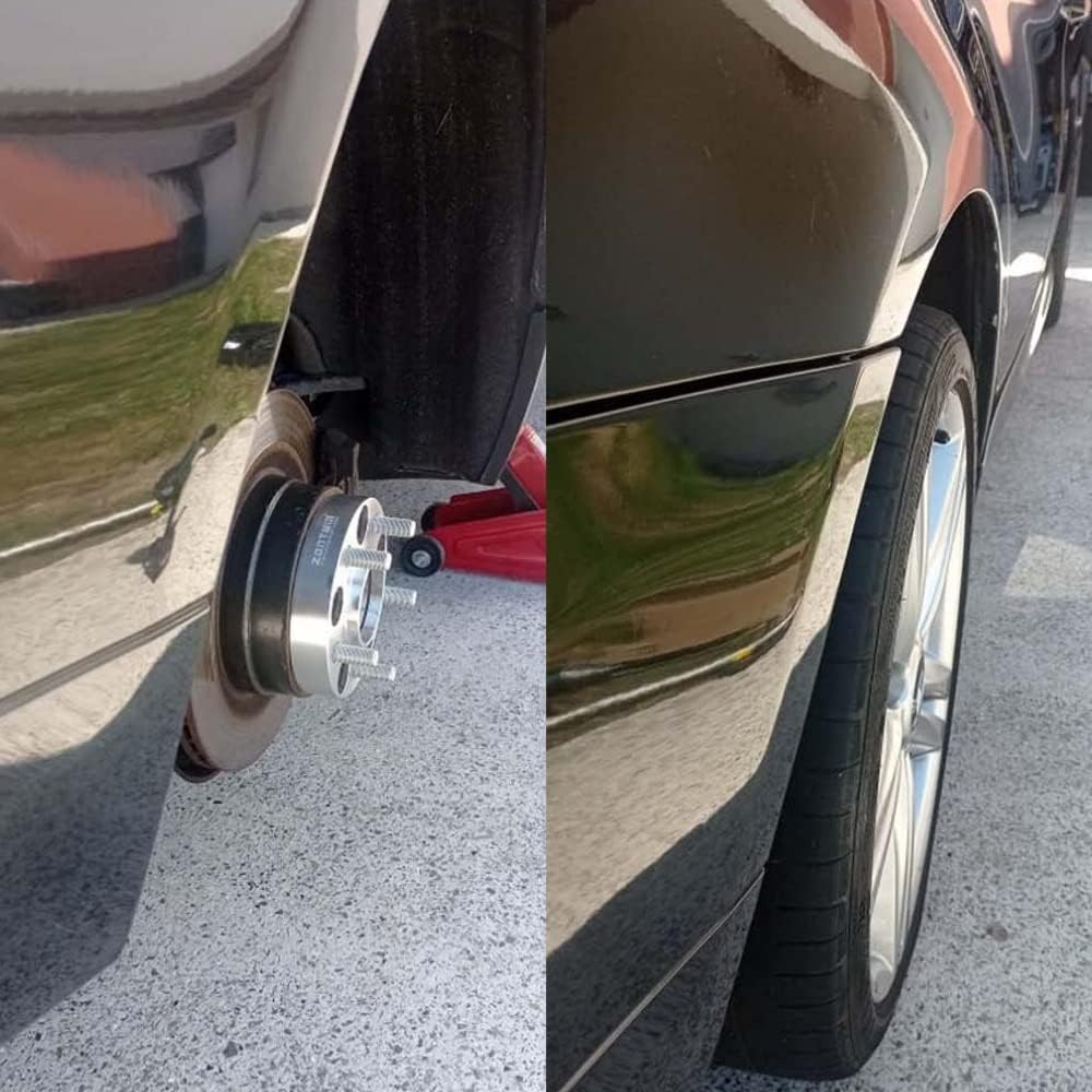 JINGLING KJ 5 Lug Spurverbreiterungen PCD 5 x 100 Nabenbohrung 56 mm geschmiedet 2 Stück Thickness: