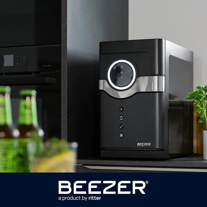 BEEZER® – der wahrscheinlich schnellste, luftbasierte Getränkekühler der Welt, designed in Germany,