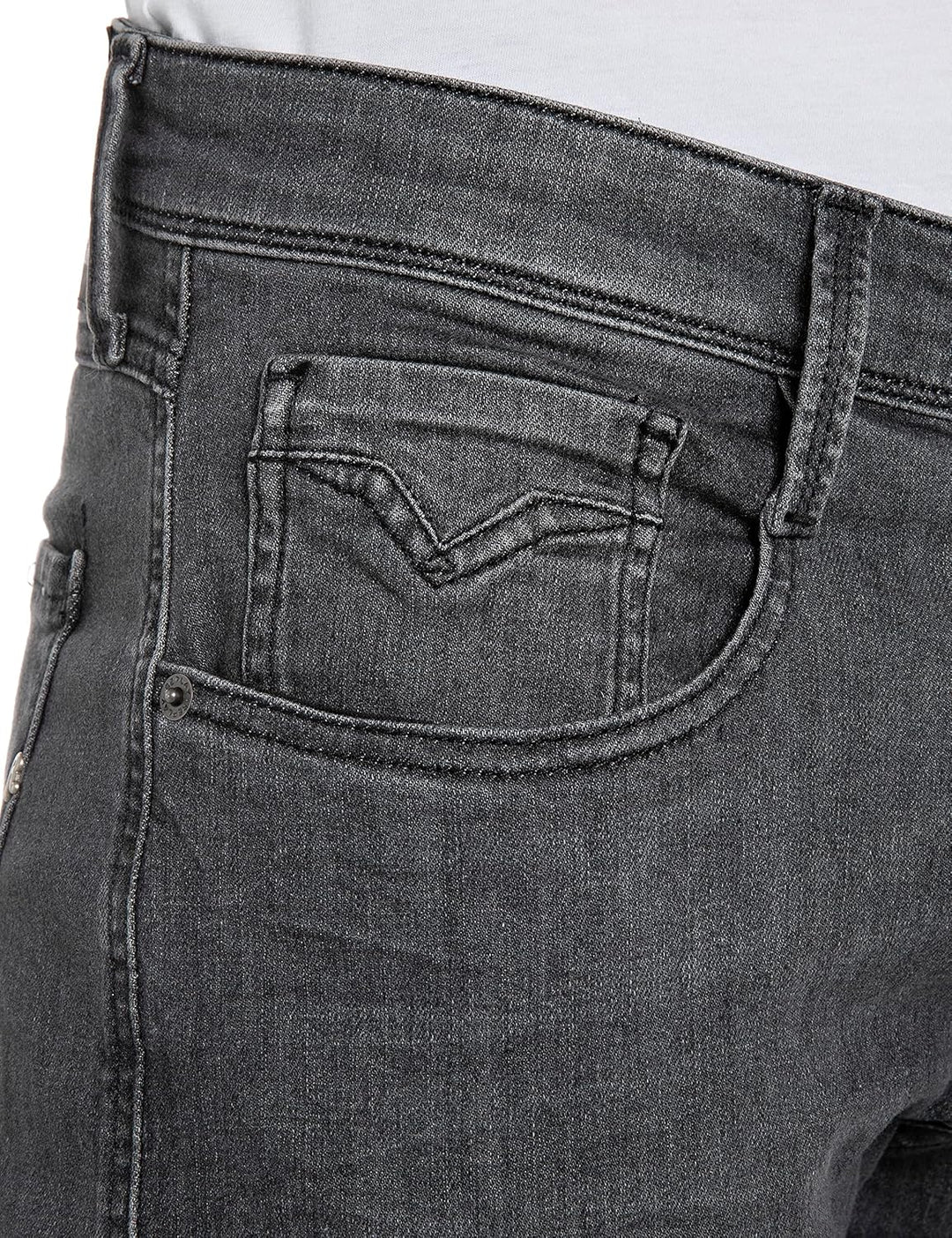 Replay Herren Jeans Anbass Slim-Fit 32W / 36L Medium Grey 096, 32W / 36L Medium Grey 096