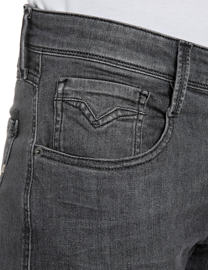 Replay Herren Jeans Anbass Slim-Fit 32W / 36L Medium Grey 096, 32W / 36L Medium Grey 096