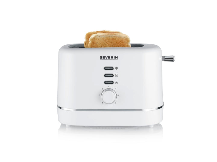 SEVERIN Automatik-Toaster, für 2 Scheiben, Brötchenaufsatz aus Edelstahl, Aufwärm- & Defrosterfunkti
