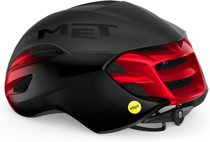 MET Manta MIPS Helm schwarz/rot, S