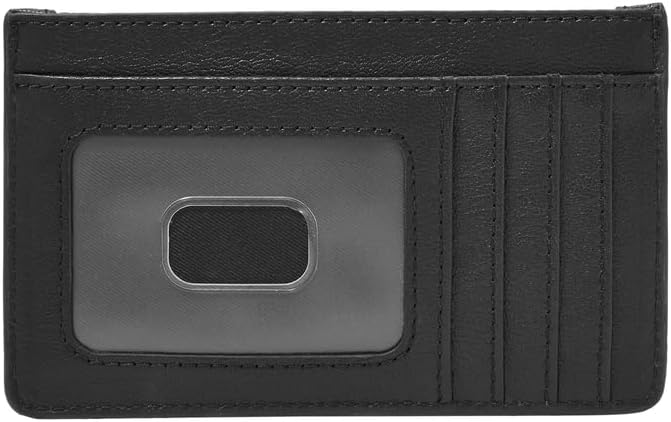 Fossil Damen Logan Card Case 13.7922 cm x 0.381 cm x 8.509 cm Schwarz, 13.7922 cm x 0.381 cm x 8.509
