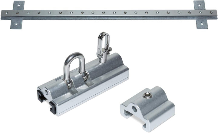 Verschiebbare Deckenbefestigung für Boxsack, Slingtrainer, Schaukel oder Trainingsgeräte – modulares