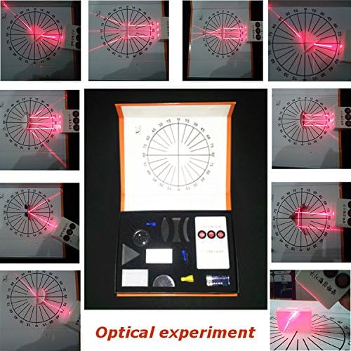 TuToy Physikalisches Optisches Experiment Set Konkav/Konvex Objektiv Dreieckigen Prisma-Test